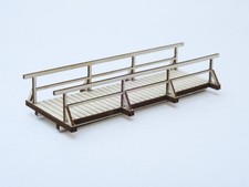1:87 Diorama H0 Stegbrücke 6 Meter Modellbau...
