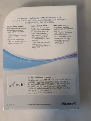 Microsoft - Visual Studio 2010 Professional アカデミック Microsoft Visual Studio 2010 Professional Pro Academic Version for