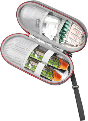 RLSOCO Epipen Tasche Für Kinder & Erwachsene:Epipen Trainer X2, Auvi-Q, Anti-His