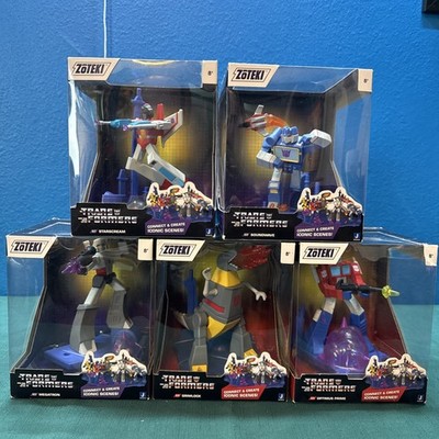 Jazwares Zoteki Transformers Lot of 5 Connect & Create Dioramas          