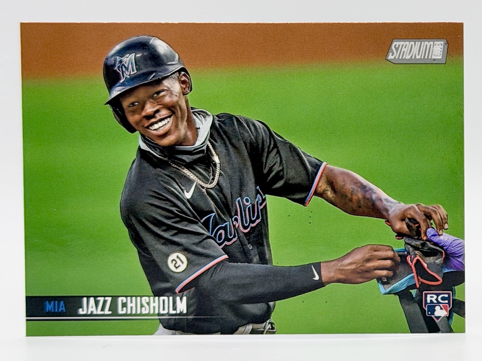 2021 Topps Stadium Club #47 Jazz Chisholm RC Miami Marlins