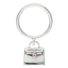 Hermes Ring Size 14 55 Amulet Kelly Kelly Motif Silver Ring Used BS99