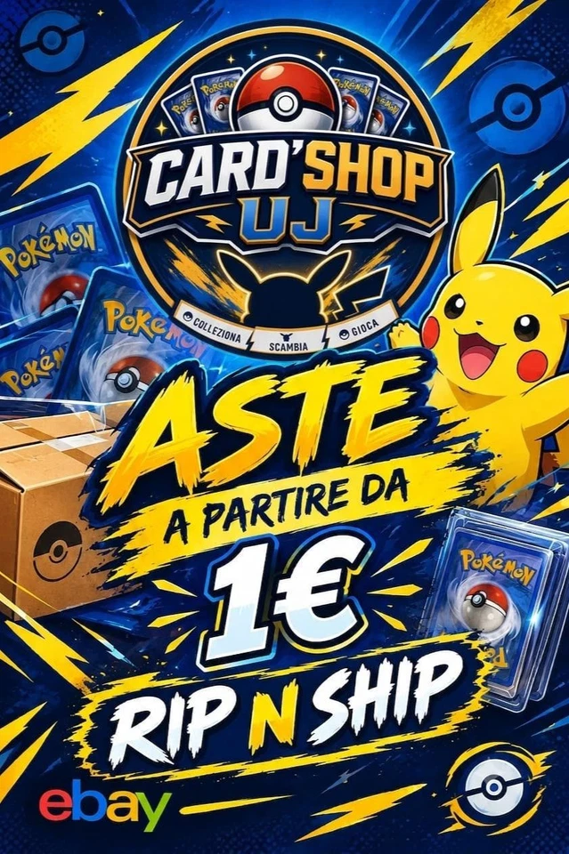 ASTE LIVE POKEMON MODERN-VINTAGE, PARTENZA 1€!