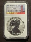 2012-S $1 SILVER AMERICAN EAGLE REVERSE PROOF NGC REV PF70 : 07647