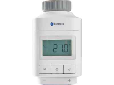 Elektronisches NOBRAND Heizkörper Thermostat Bluetooth SH 6 App LCD weiß matt
