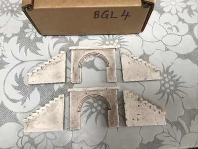 OO HO Scale Storm Drain Culvert Set, Betonart lackiert BGL4