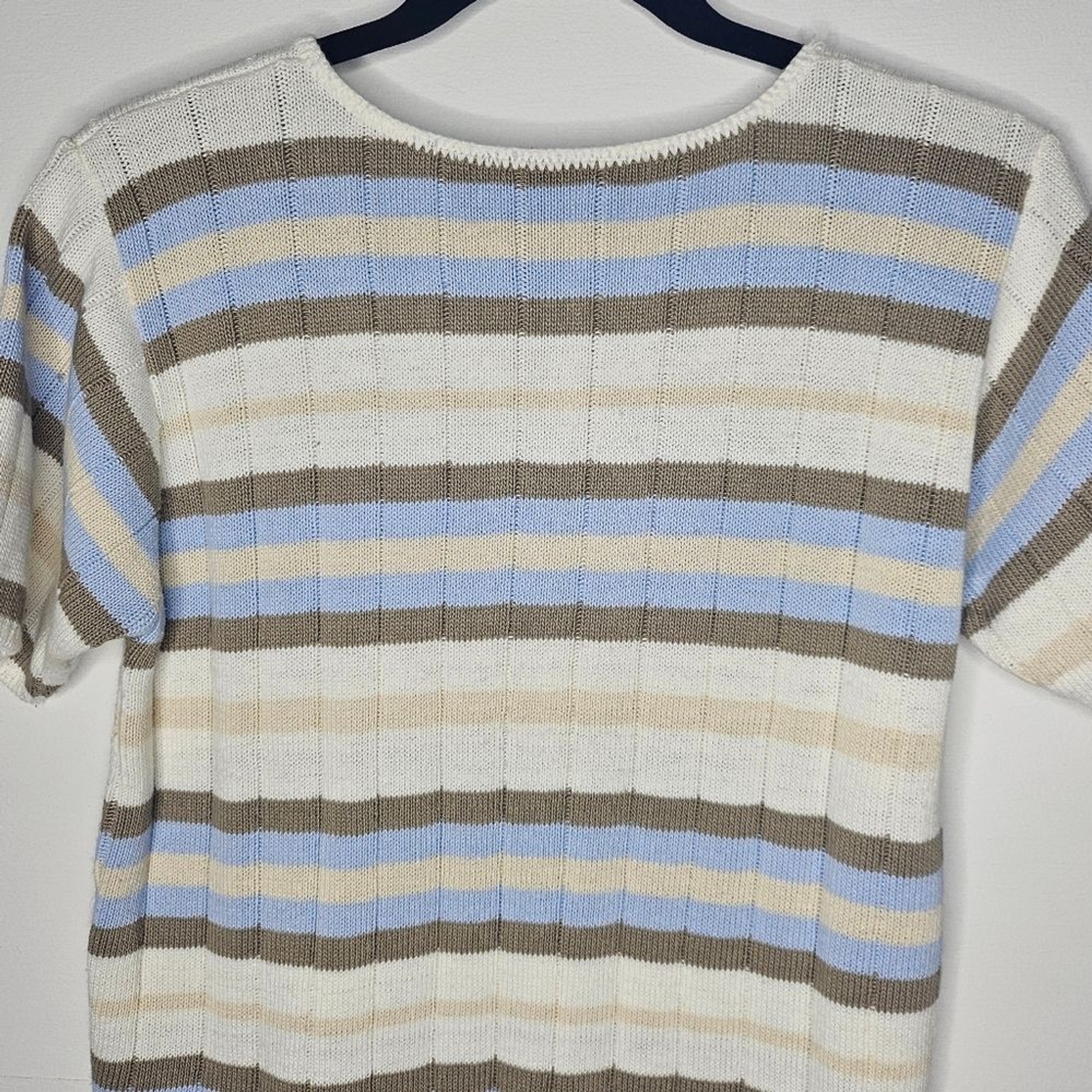 Vintage Classic Elements Button Down Sweater Crew… - image 7