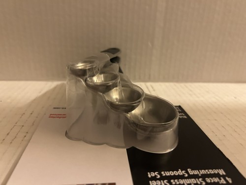 OXO Good Grips Set Cucchiaio Misuratore 4 Pezzi Acciaio Inox Manico Magnetico Nuovo - Foto 10 di 14