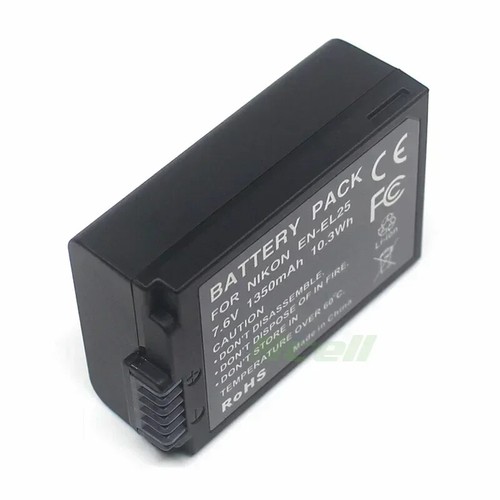 Dual Charger or EN-EL25 Replace Battery for Nikon Zfc Z30 Z50 Mirrorless Camera - Picture 4 of 9