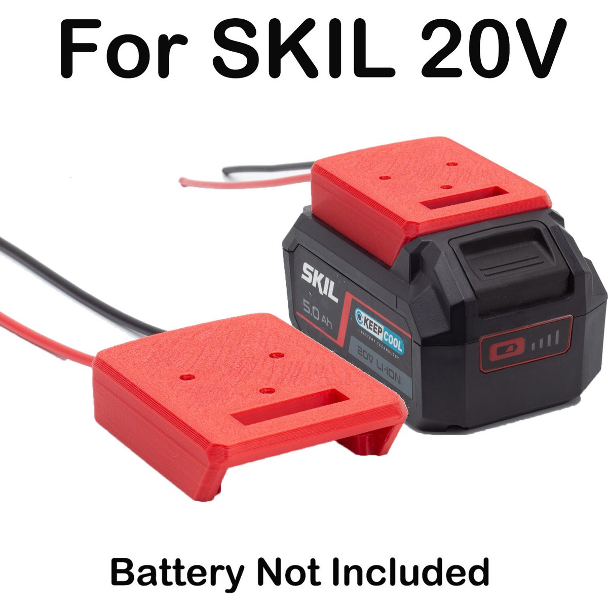 Power Wheels Adapter For SKIL 20V Battery Converter Connector DIY Truck  Toys New