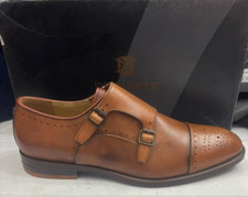 BRIMARTS Men's Shoe Size Eu 42 English Brown Leather BRS013 Insole 27 CM 