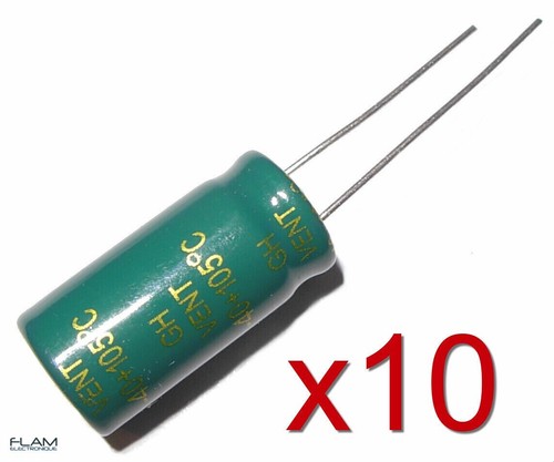 10 Condensateurs à Film Radial Arcotronics 0.0116µF 2000V - Référence R73UR2116JE00H, Neufs