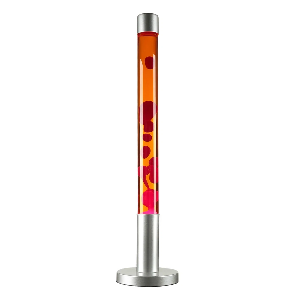 Lavalampe groß Rot Orange 76 cm Retro inkl. Leuchtmittel Stehlampe 