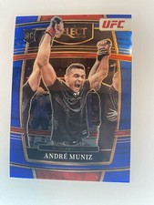 2022 Panini Select UFC Andre Muniz Base RC Concourse #34 Retail Blue Rookie