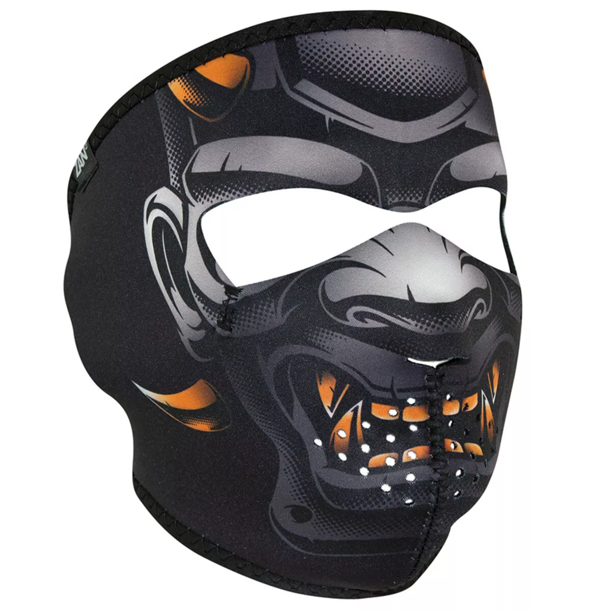Zan Headgear Horned Demon Full Face Mask Motorcycle Snowboarding