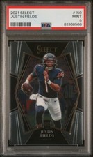 2021 Panini Select Justin Fields Premier RC Rookie Card PSA 9 Mint Bears MINT. rookie card picture