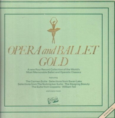 LP-BOX Bizet / Wagner / Tchaikovsky a.o. Opera And Ballet Gold HARDCOVERBOX