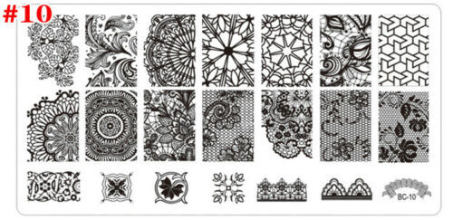 New 2025 Nail Art Stamp Template Plate Image Stamping Manicure Stencil Design - Picture 51 of 55