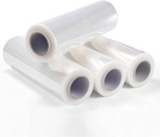 Stretch Wrap Film, 18" X 1500 Ft. - 80 Gauge 4 Rolls Thick, Industrial Stren