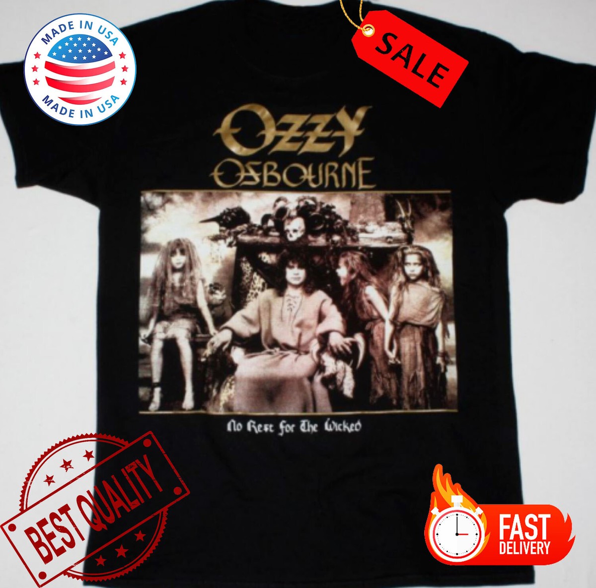 Ozzy Osbourne Tシャツ No Rest For The Wicke | ヤマダウェブコム