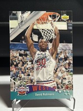 1992-93 Upper Deck #436 David Robinson All-Star Weekend San Antonio Spurs 🔥✨
