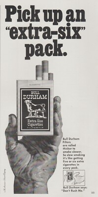 1968 Bull Durham Cigarettes - 
