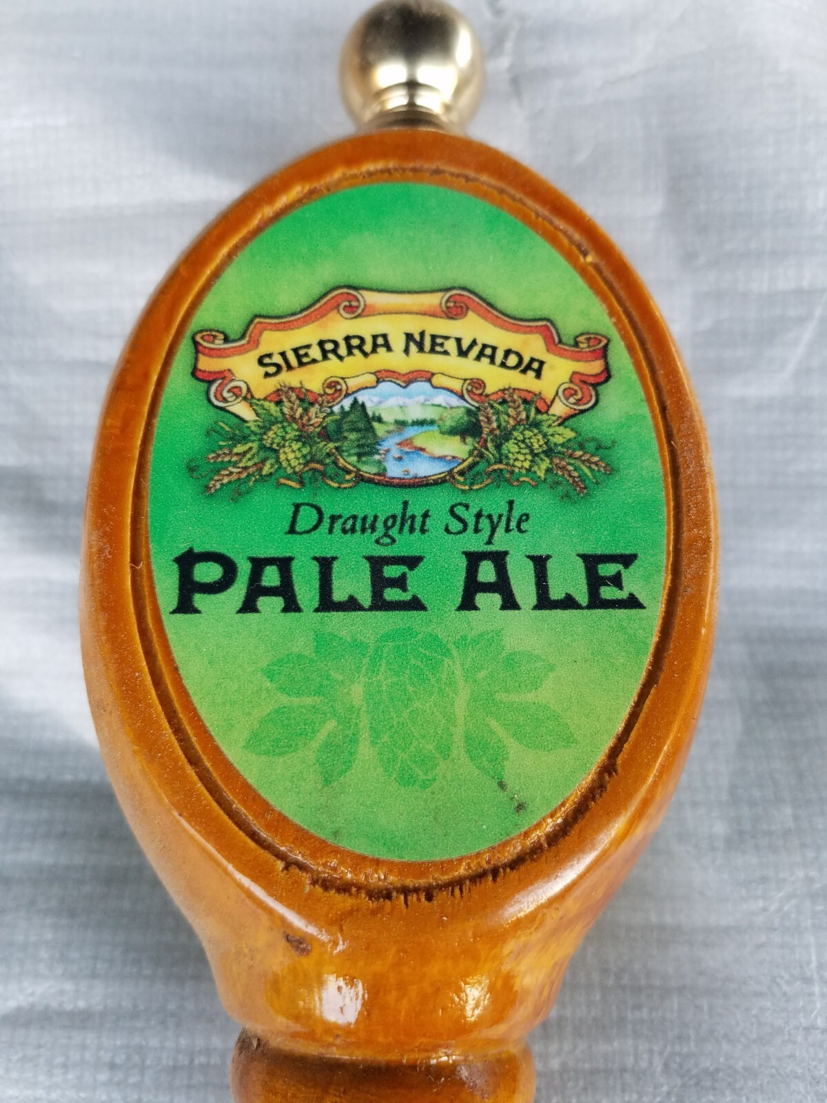 Sierra Nevada Pale Ale Draught Style Beer Tap Wooden Handle 7.5” eBay