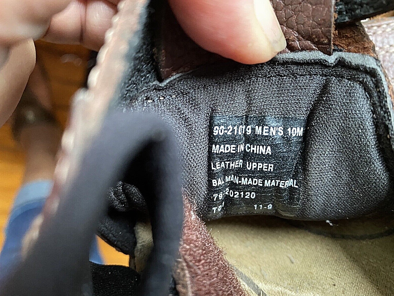 Men's Docker Brown Leather Fisherman Strap Sandal… - image 3