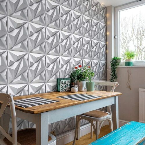 12PCS 3D Wall Panel DIY Home Decor Ceiling Tiles Wallpaper Background Decal  US | eBay