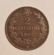 2 Centesimi 1907 VITTORIO EMANUELE III MB/BB