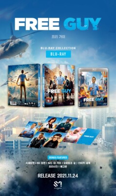 Free Guy BLU-RAY w/ Slipcover & Post Cards From Kimchidvd