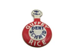 Guffey Rice Dent Schmid Political Pin Button Vintage