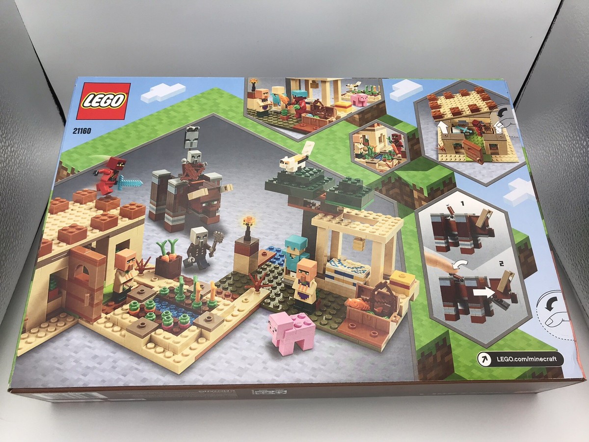 ❇️ 【値下げ】新品❣️the Raid. あの人よりも愛してよ… セット LEGO Minecraft 21160 The Illager Raid. NEW/SEALED/IN HANDS