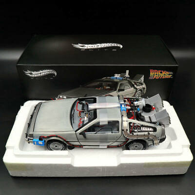 1:18 Elite Hot Wheels BCJ97 Back To The Future Time Machine Diecast Edition Gift