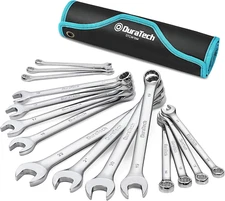 Combination Wrench Set, Metric, 15-Piece, 8, 9, 10, 11, 12, 13, 14, 15, 16, 17,