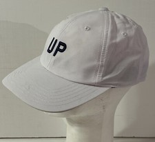 Wheels UP NYSE: UP White Imperial Golf Hat Baseball Cap 100% Polyester NWOT
