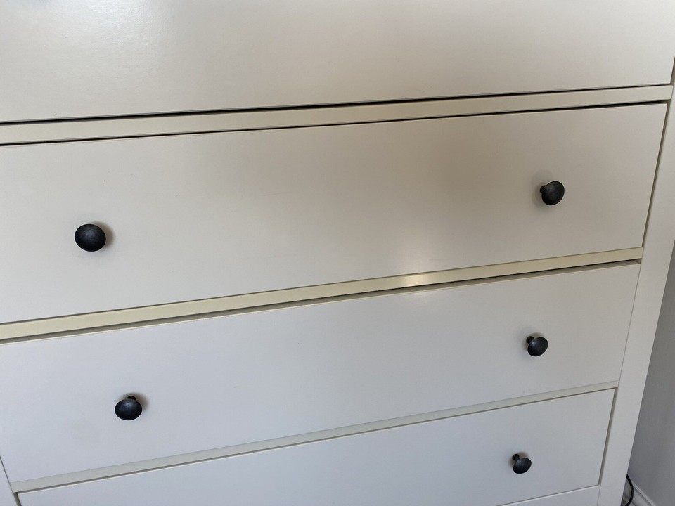 Ikea Hemnes chest of drawers white bedroom furniture 6 drawers eBay