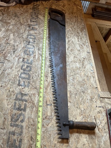 Vintage 2 man crosscut logging Double 