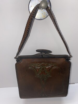 バッグ vintage leather hand bag Vintage Harley Davidson Handbag Leather Brown Purse ZCXZ | eBay