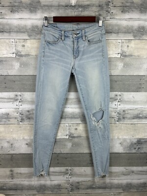 American Eagle Super Stretch Women s Distressed Ankle Jeans 2