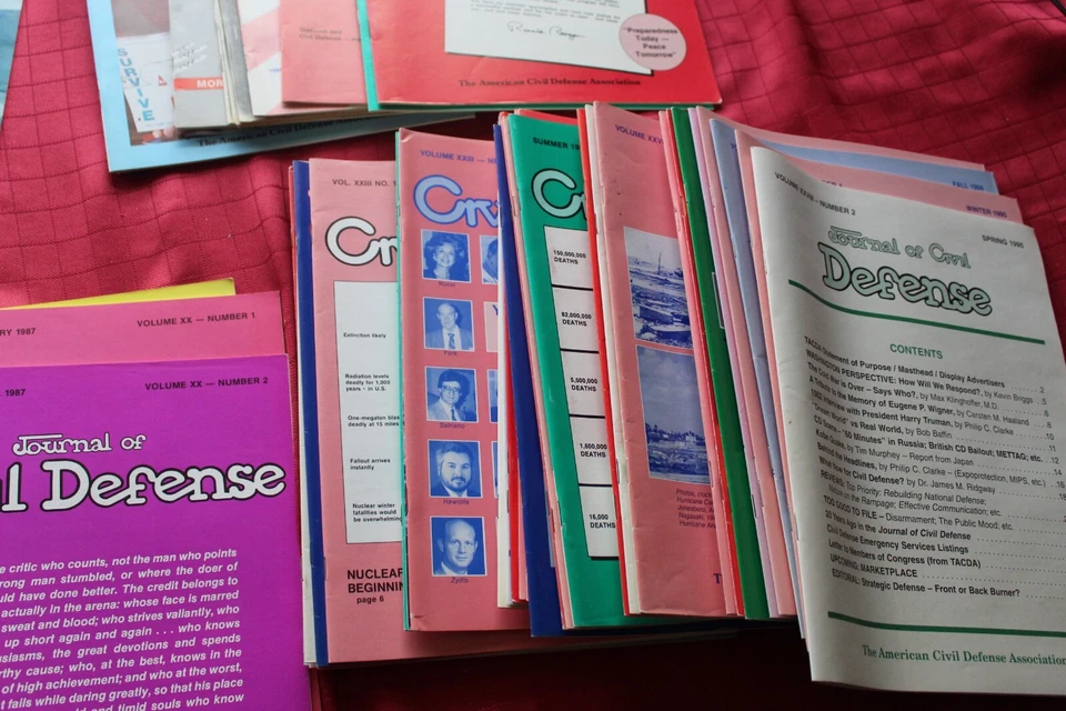 79 - Journal of Civil Defense Magazine Back Issues from Feb. 1980 thru Winter 95 - Image 4 of 4