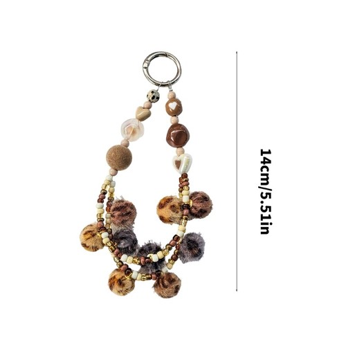 Leopard Print Pendant Cellphone Lanyard Chain For Women Telephone Strap Jewelry - Zdjęcie 8 z 8