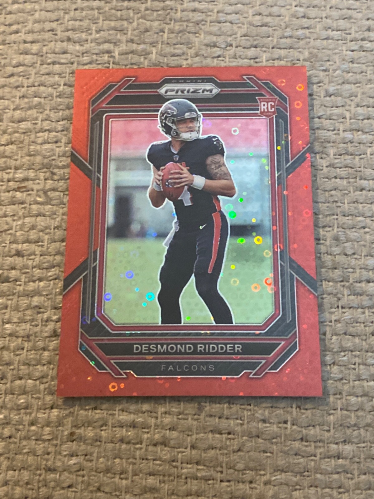 Desmond Ridder 2022 prizm no huddle red #302 20/50