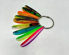 * REEF RUNNER * SPOON COLOR SAMPLES ' 3.5" ' LOT OF 10 COLORS/PATTERNS