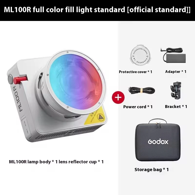 Godox ML100R RGB Full Color Outdoor LED Video Pocket COB Light 1800K-10000K APP - Image 2 of 4