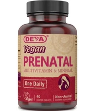 DEVA Prenatal Multivitamin & Minerals Vegan 90tab-EXP 09/2027