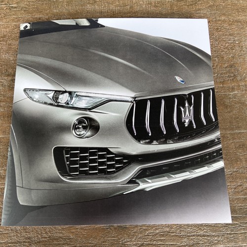 2017 2018 Maserati Factory Published Levante SUV Dealer Sales Brochure Folder - Picture 2 of 5