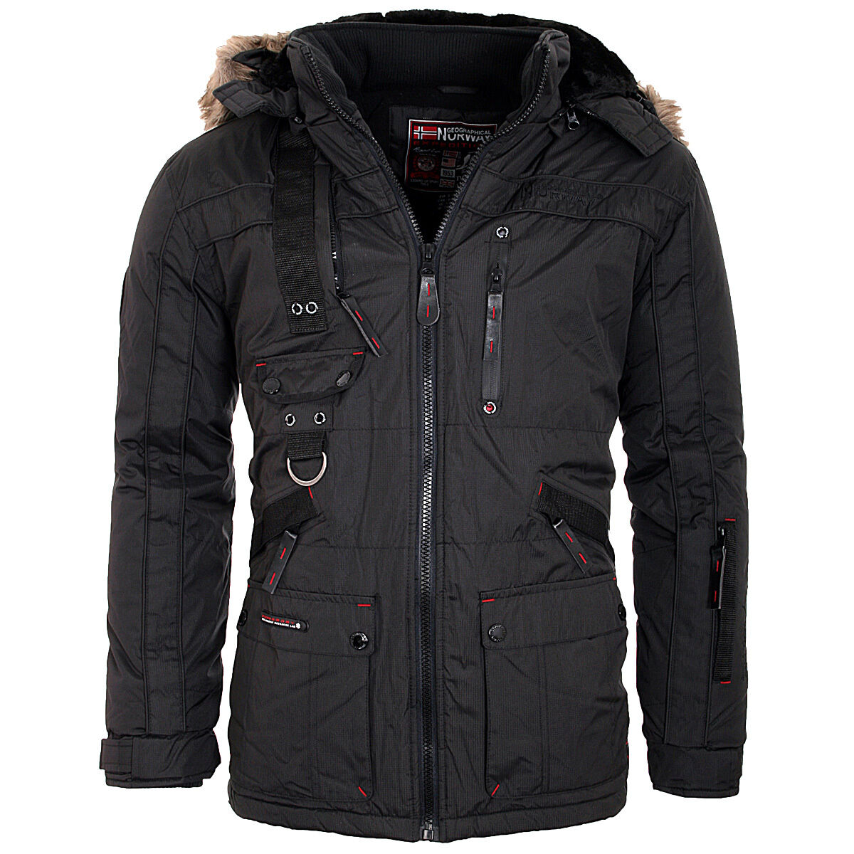 Geographical Norway Mens Winter Jacket Very Warm Parka Outdoor ...