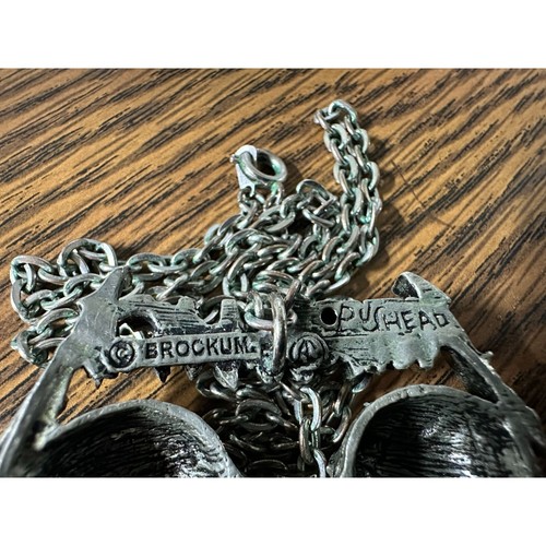Original 1993 Metallica Pendant 20 inch Chain Heavy Metal Rock Goth - Picture 4 of 5