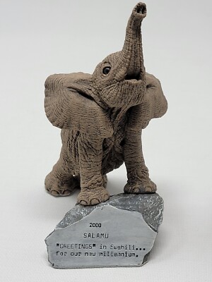 The Herd Elephant by Martha Carey - Baby Salamu #3227 Greetings Hard to Find